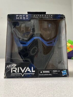 NWT Nerf Rival Black and Blue Face Mask